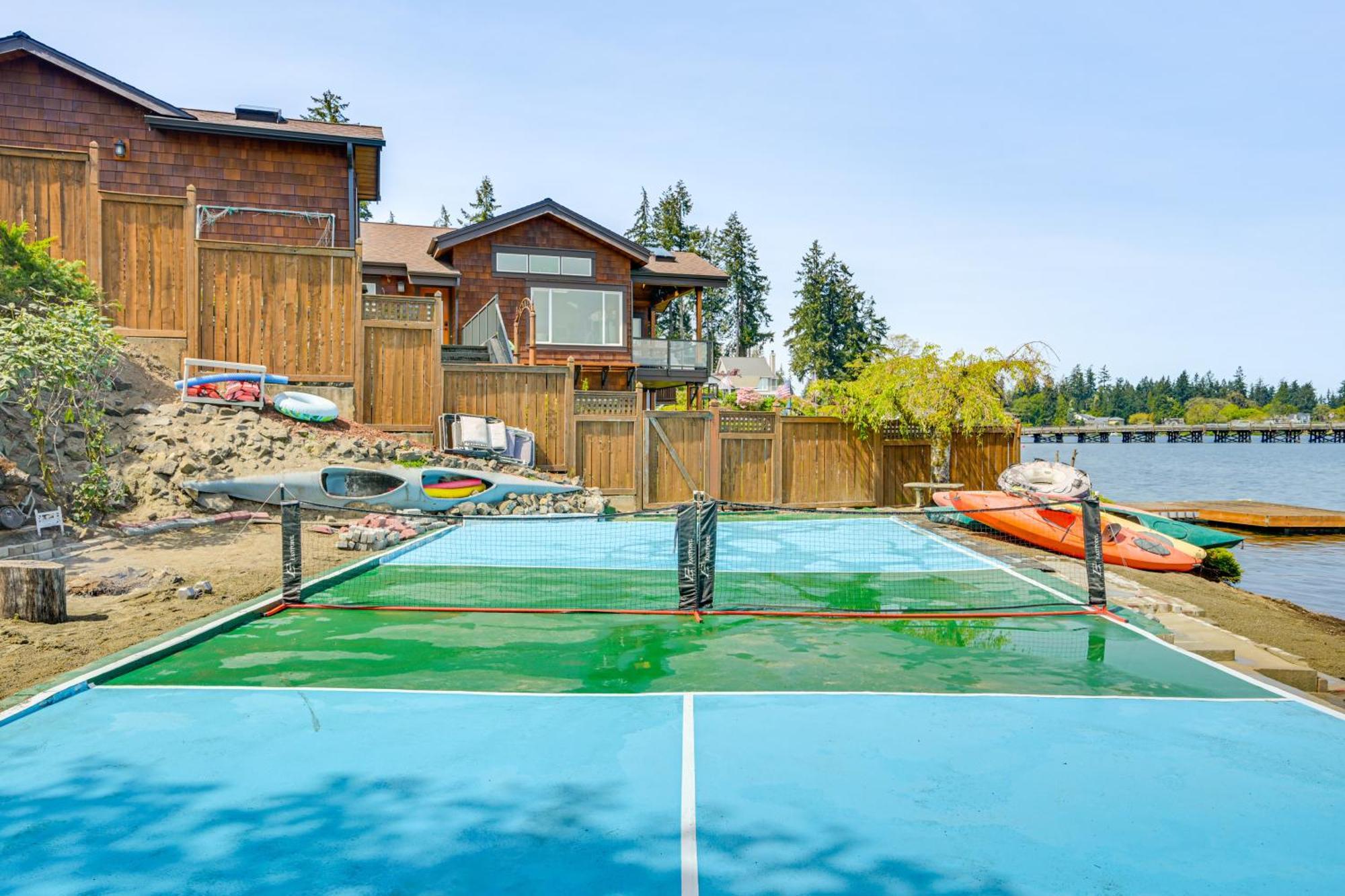Tacoma Home On Steilacoom Lake With Dock! エクステリア 写真